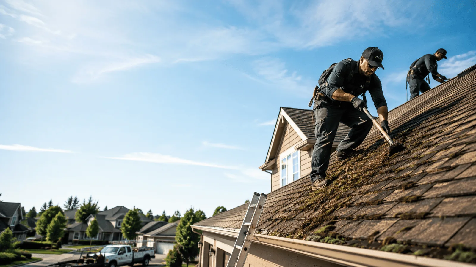 Roof Moss Removal in Lore City, OH near me